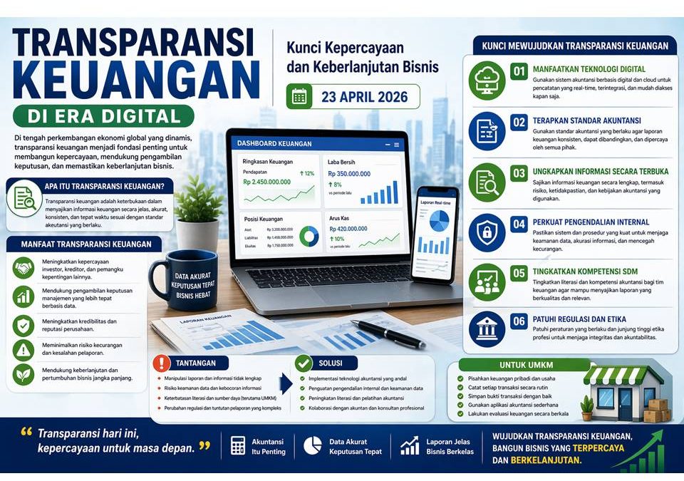 Transparansi Keuangan di Era Digital: Kunci Kepercayaan dan Keberlanjutan Bisnis